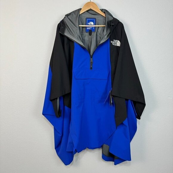 The North Face Womens Black Series 3L Cape Relaxed Fit Blue Black Large
